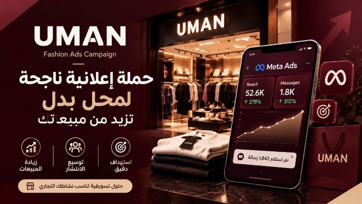 دراسة حالة Uman: حملة محلية ناجحة لمحل بدل رجالي Uman في الهرم